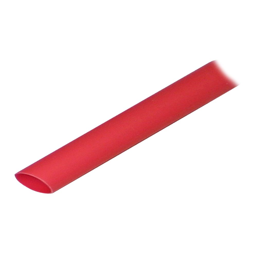 Image 1: Ancor Adhesive Lined Heat Shrink Tubing (ALT) - 1/2" x 48" - 1-Pack - Red