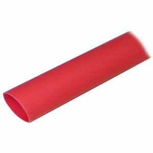 Image 1: Ancor Adhesive Lined Heat Shrink Tubing (ALT) - 1" x 48" - 1-Pack - Red
