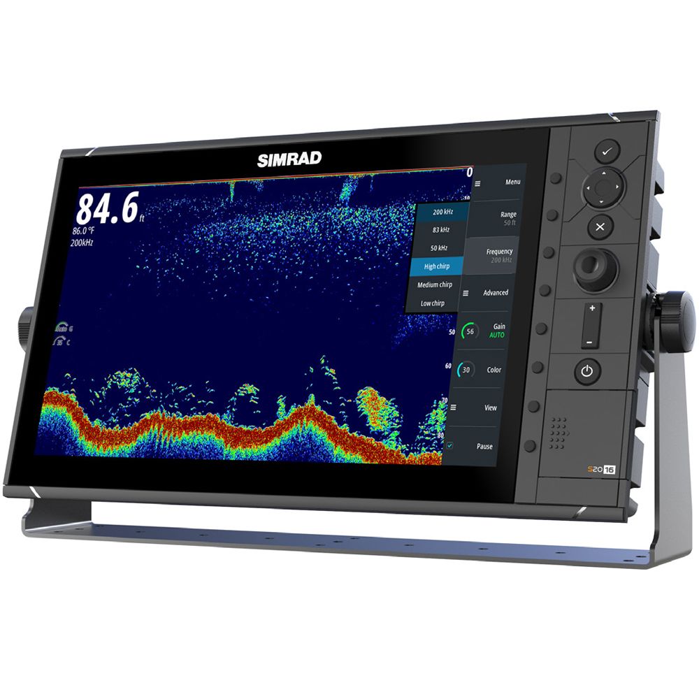 Image 1: Simrad S2016 16" Fishfinder w/Broadband Sounder™ Module & CHIRP Technology - Wide Screen