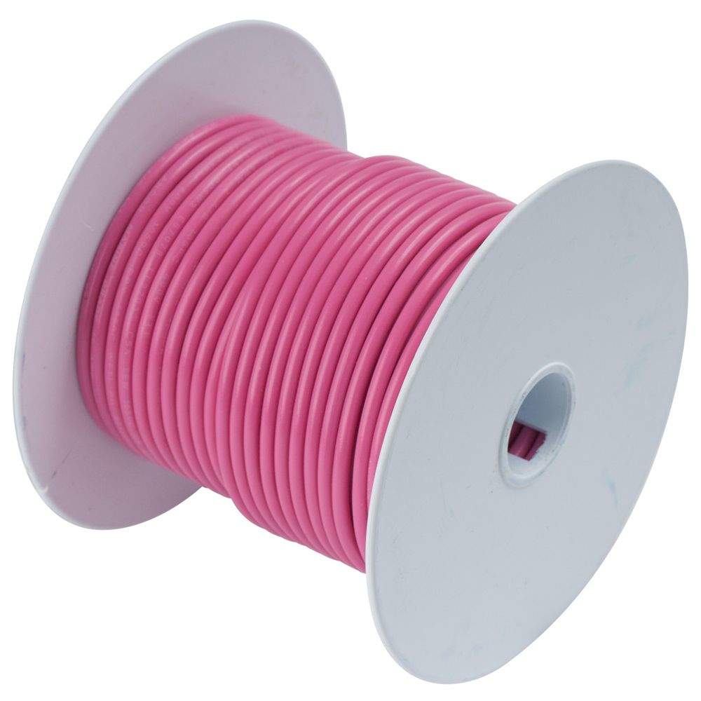 Image 1: Ancor Pink 18 AWG Tinned Copper Wire - 100'