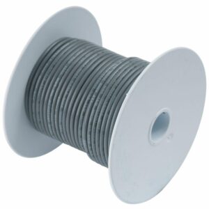 Image 1: Ancor Grey 16 AWG Tinned Copper Wire - 250'