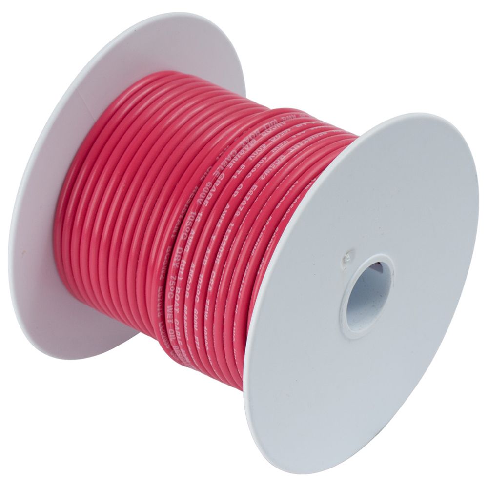 Image 1: Ancor Red 16 AWG Tinned Copper Wire - 500'