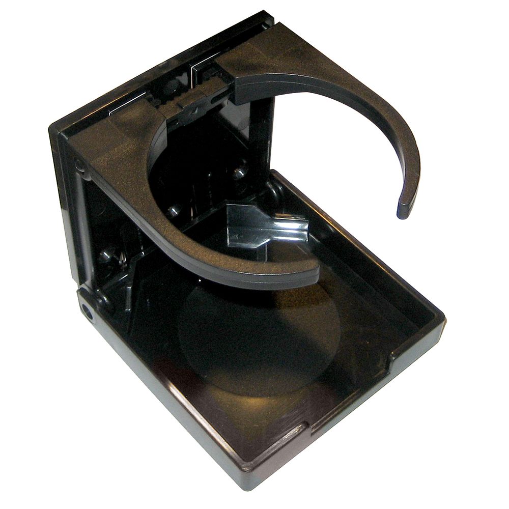 Image 1: Whitecap Folding Drink Holder - Black Nylon