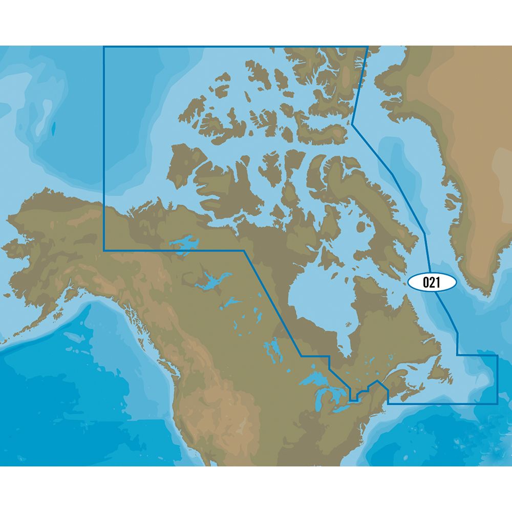 Image 1: C-MAP 4D NA-D021 - Canada North & East