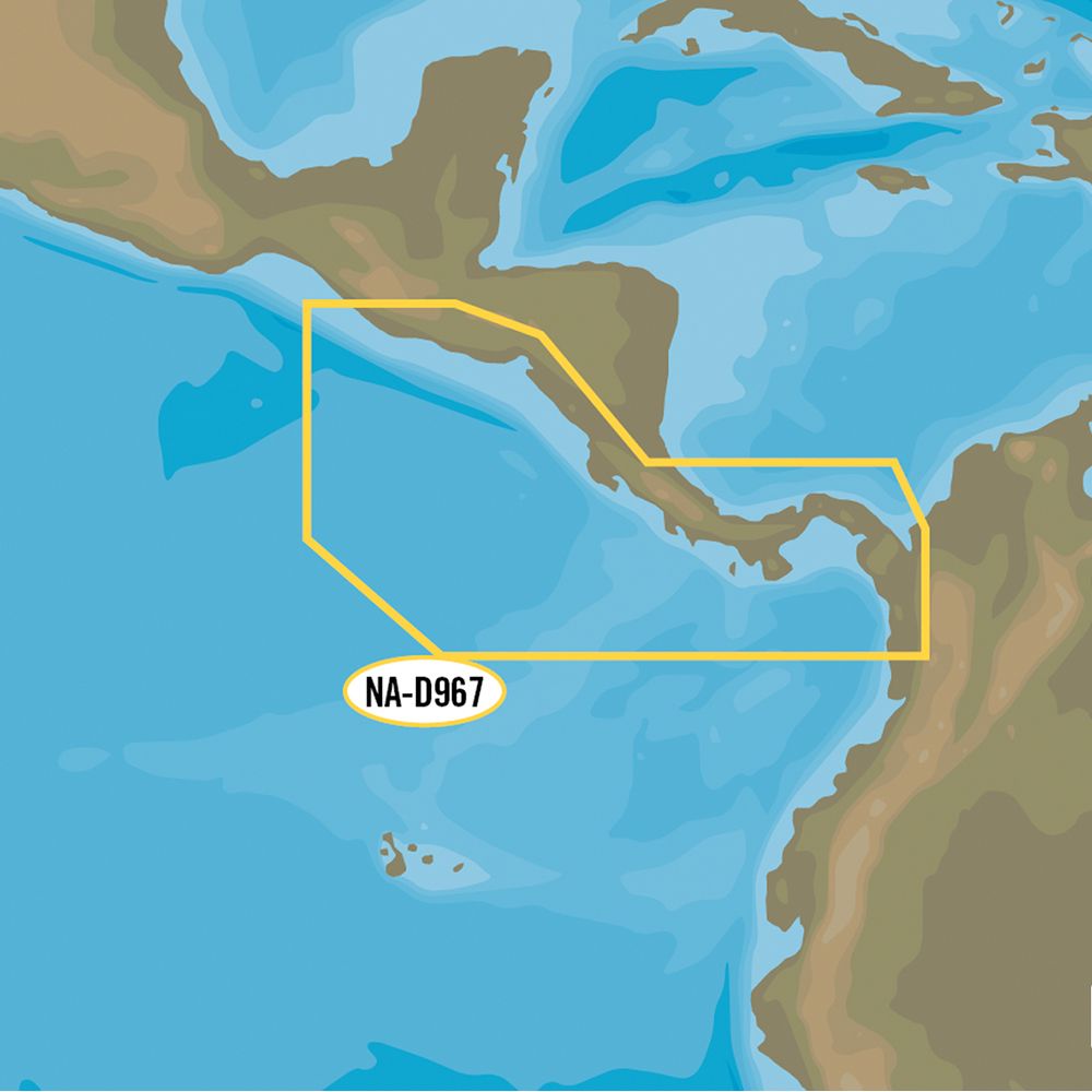 Image 1: C-MAP 4D NA-D967 - Panama to Guatemala Local