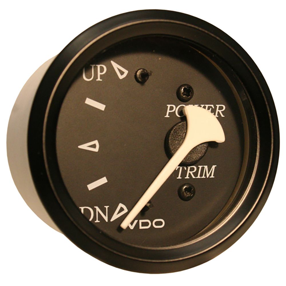 Image 1: VDO Cockpit Marine Trim Gauge - f/ Mercury/Volvo/Yamaha 2001+ Engines - Black Dial/Bezel