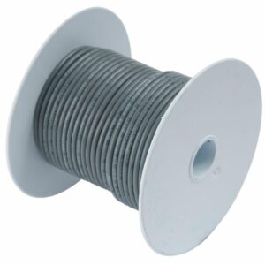 Image 1: Ancor Grey 14 AWG Tinnned Copper Wire - 500'