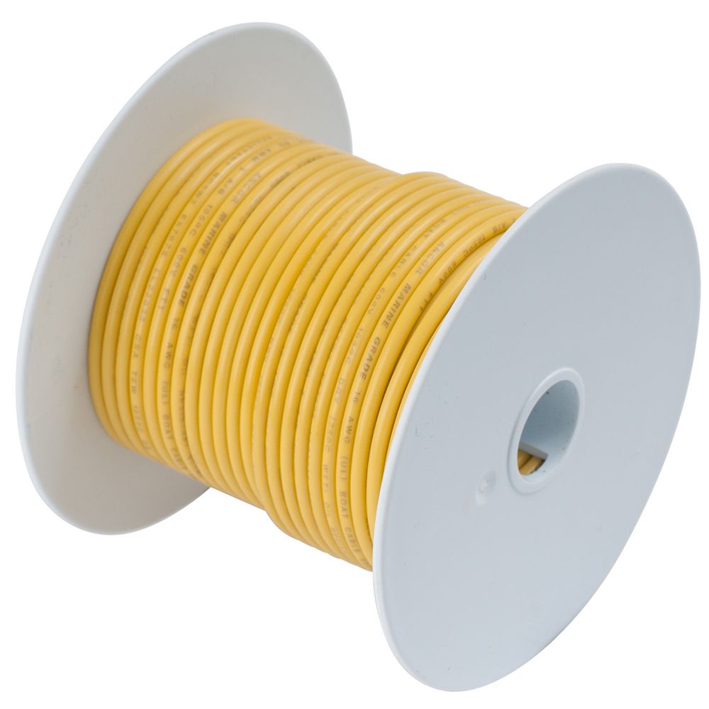 Image 1: Ancor Yellow 14 AWG Tinned Copper Wire - 1,000'