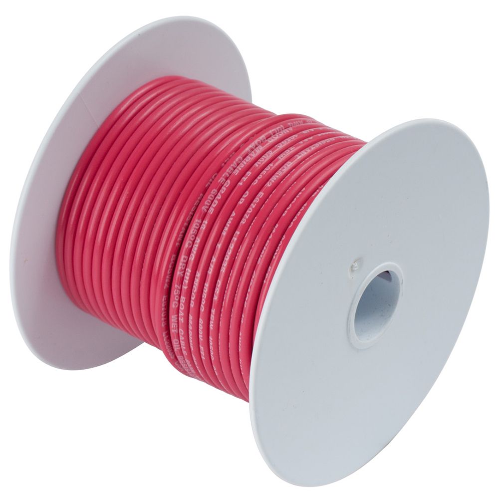 Image 1: Ancor Red 12 AWG Tinned Copper Wire - 12'