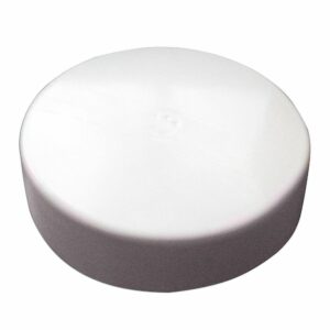 Image 1: Monarch White Flat Piling Cap - 10"