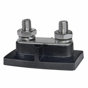 Image 1: Blue Sea 2020 PowerBar Dual BusBar - Two 3/8"-16 Studs