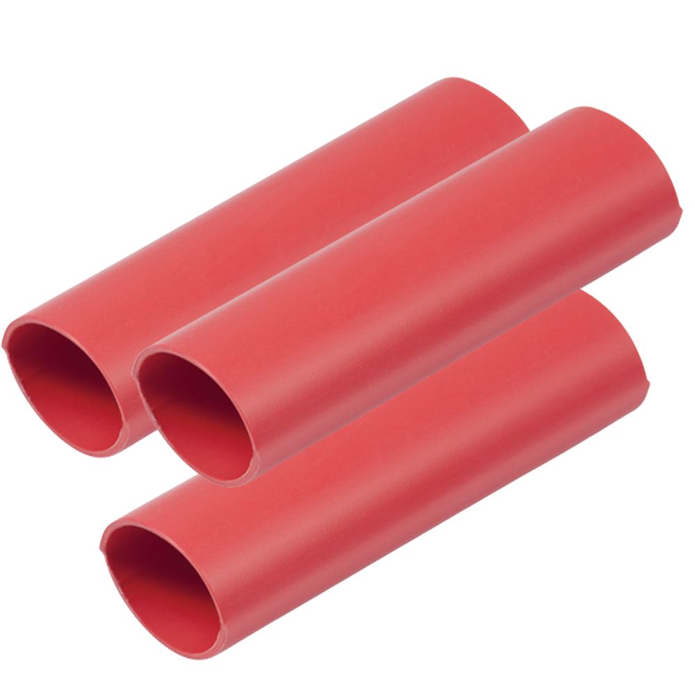 Image 1: Ancor Heavy Wall Heat Shrink Tubing - 3/4" x 6" - 3-Pack - Red