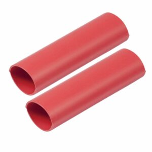 Image 1: Ancor Heavy Wall Heat Shrink Tubing - 1" x 6" - 2-Pack - Red