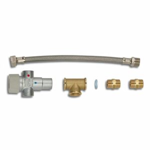 Image 1: Quick Thermostatic Mixing Valve Kit f/Nautic Boiler B3
