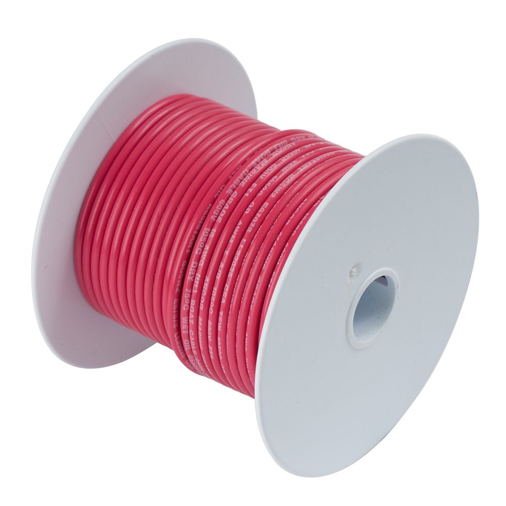 Image 1: Ancor Red 8 AWG Tinned Copper Wire - 50'