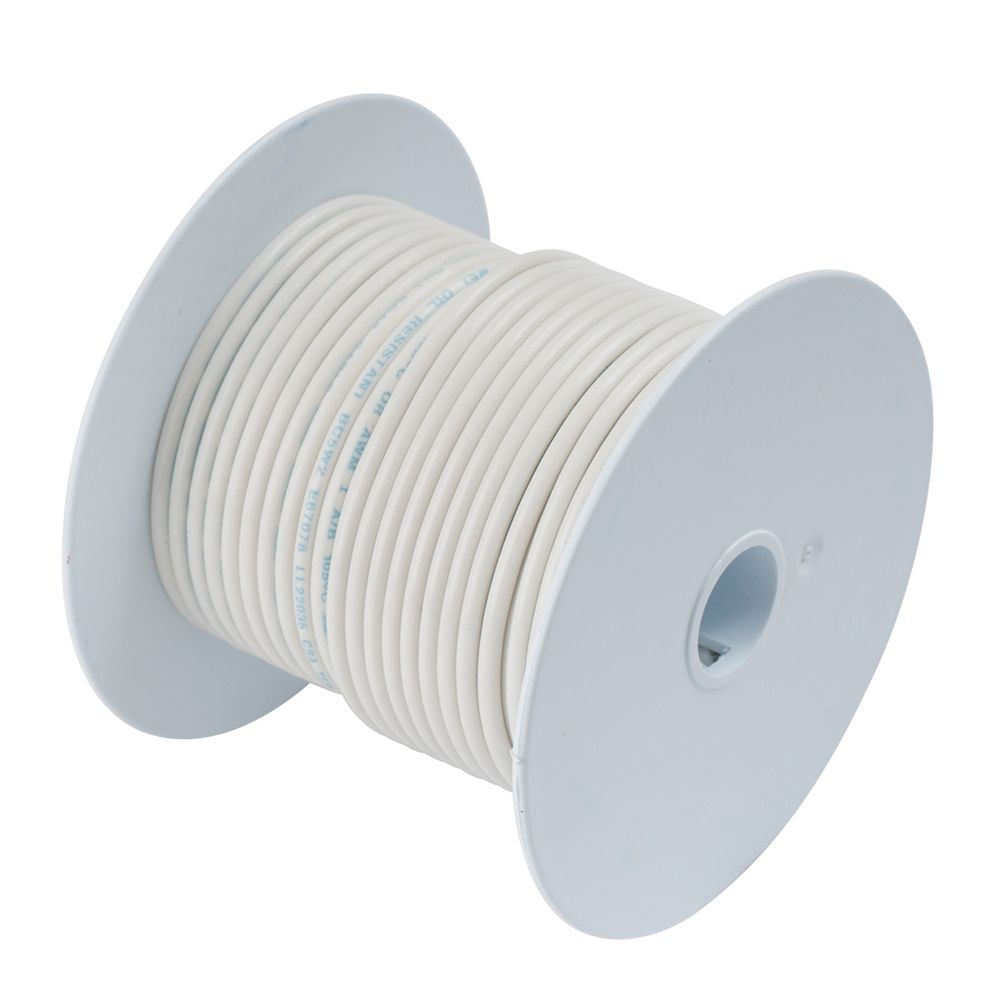 Image 1: Ancor White 8 AWG Tinned Copper Wire - 100'