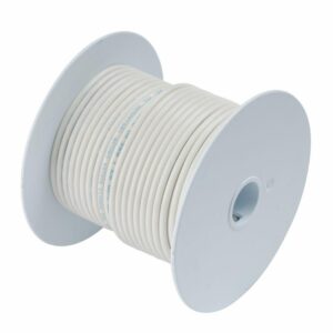 Image 1: ANcor White 6 AWG Tinned Copper Wire - 100'