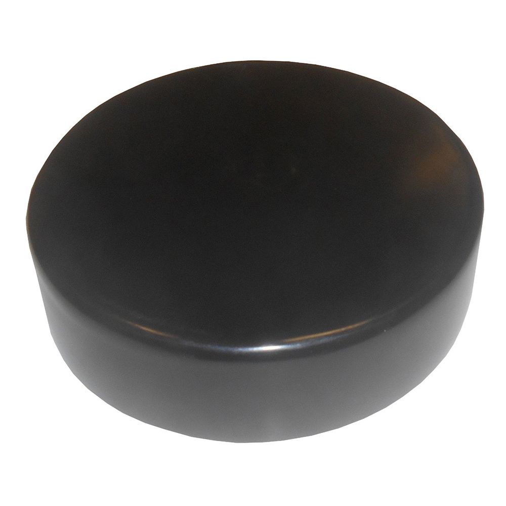 Image 1: Monarch Black Flat Piling Cap - 6.5"