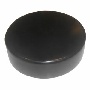 Image 1: Monarch Black Flat Piling Cap - 11"