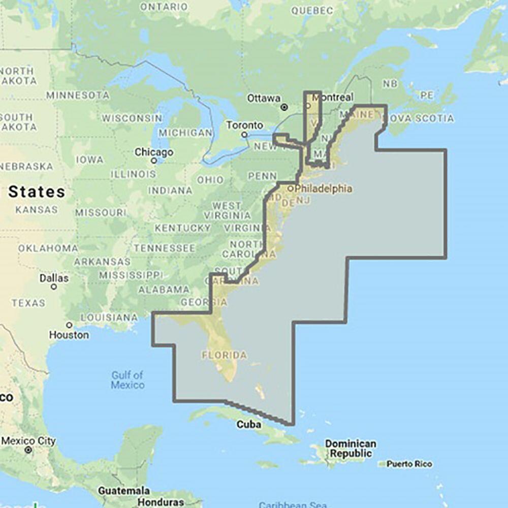 Image 1: Furuno MM3-FNA-022 C-MAP Fishing Chart US East Coast & Bahamas Unlock Code