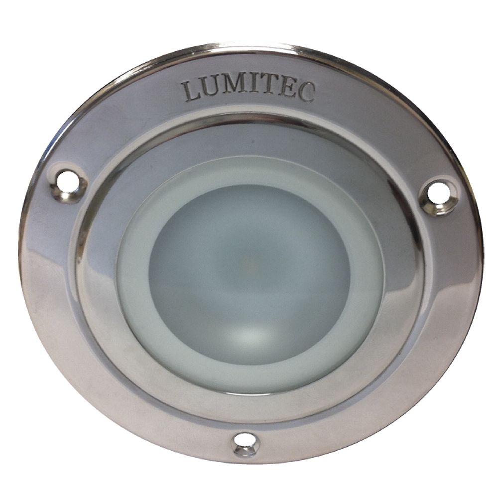 Image 1: Lumitec Shadow - Flush Mount Down Light - Polished Finish - Spectrum RGBW