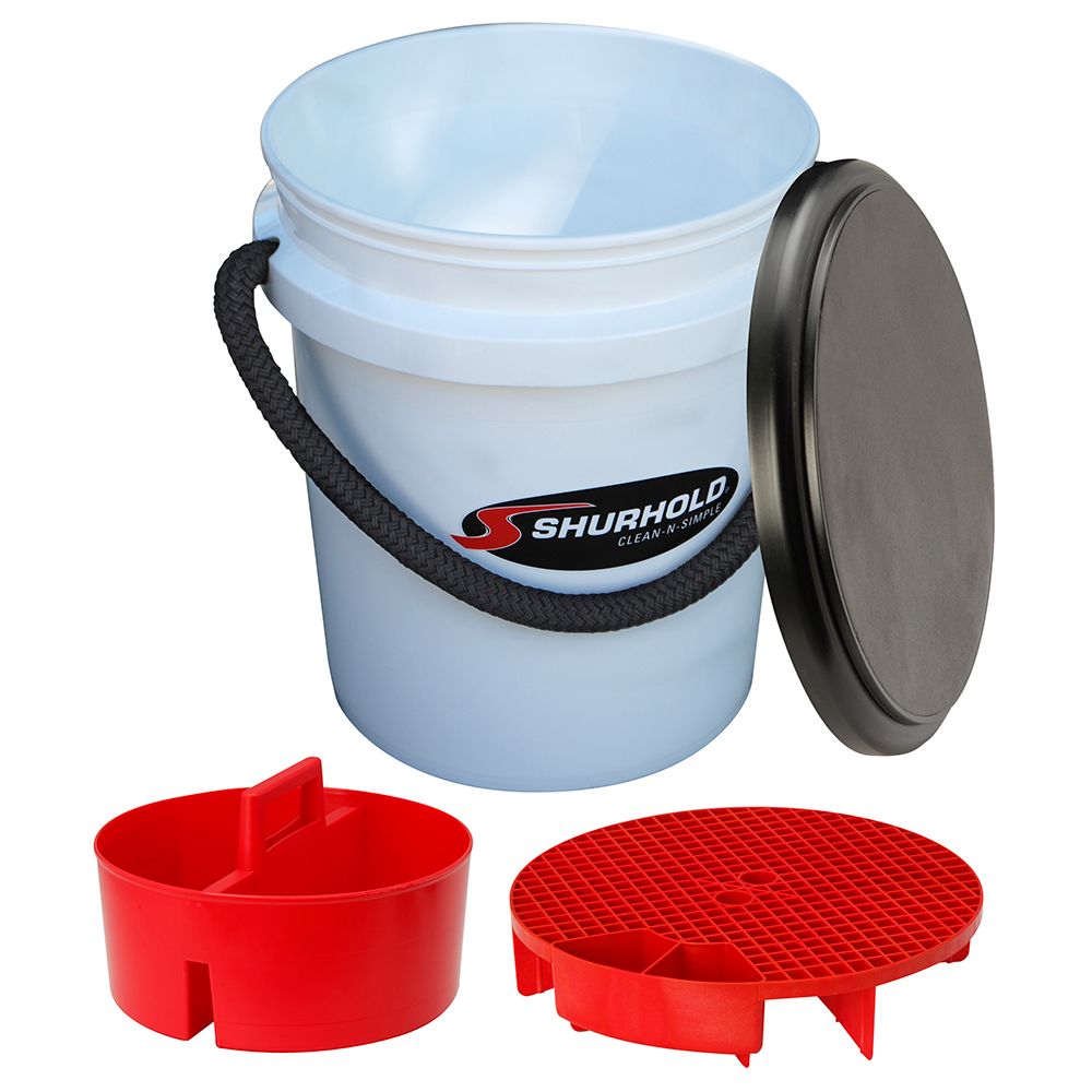 Image 1: Shurhold One Bucket Kit - 5 Gallon - White
