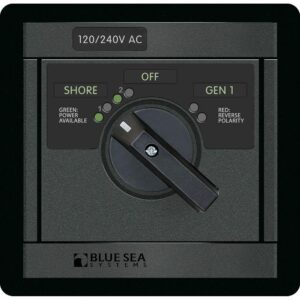 Image 1: Blue Sea 1480 10/240V AC  Rotary 65A OFF + 2 Sources 2x120V/1x240V
