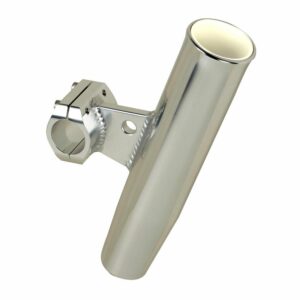 Image 1: C.E. Smith Aluminum Clamp-On Rod Holder - Horizontal - 1.315" OD