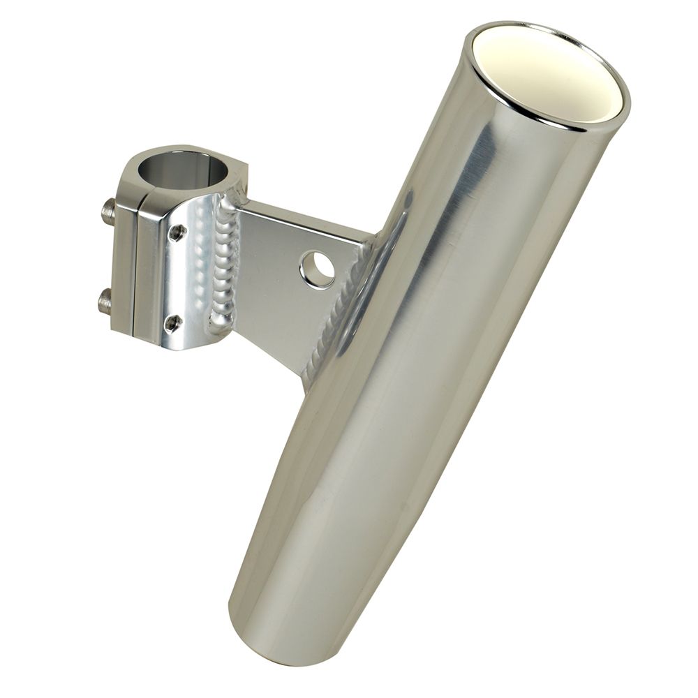 Image 1: C.E. Smith Aluminum Clamp-On Rod Holder - Vertical - 1.66" OD