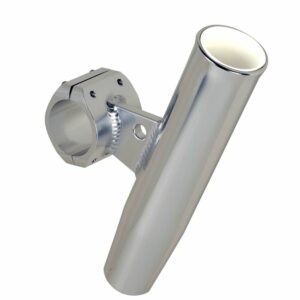 Image 1: C.E. Smith Aluminum Clamp-On Rod Holder - Horizontal - 1.90" OD