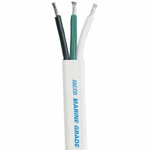 Image 1: Ancor White Triplex Cable - 12/3 AWG - Flat - 250'