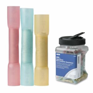 Image 1: Ancor Heat Shrink Butt Connector Multi-Pack - 250-Piece - Jar