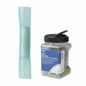 Image 1: Ancor 16-14 AWG Heat Shrink Butt Connector - 250-Pieces - Jar