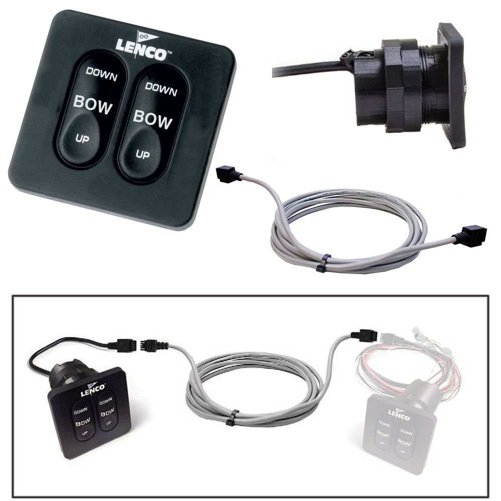 Image 1: Lenco Flybridge Kit f/Standard Key Pad f/All-In-One Integrated Tactile Switch - 50'