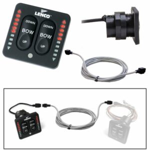 Image 1: Lenco Flybridge Kit f/ LED Indicator Key Pad f/All-In-One Integrated Tactile Switch - 30'