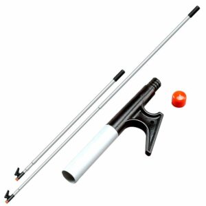 Image 1: Davis 3-Section Adjustable Boat Hook - Adjusts 38" to 8'