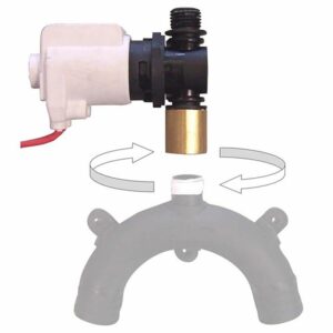 Image 1: Jabsco Vented Loop Solenoid Valve f/37010 Series Toilet