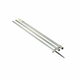 Image 1: Lee's 15' Bright Silver/Black Spike - Step Tube 1-3/8" - No Spreader