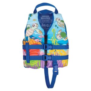 Image 1: Full Throttle Water Buddies Vest - Child 30-50lbs - Turtle