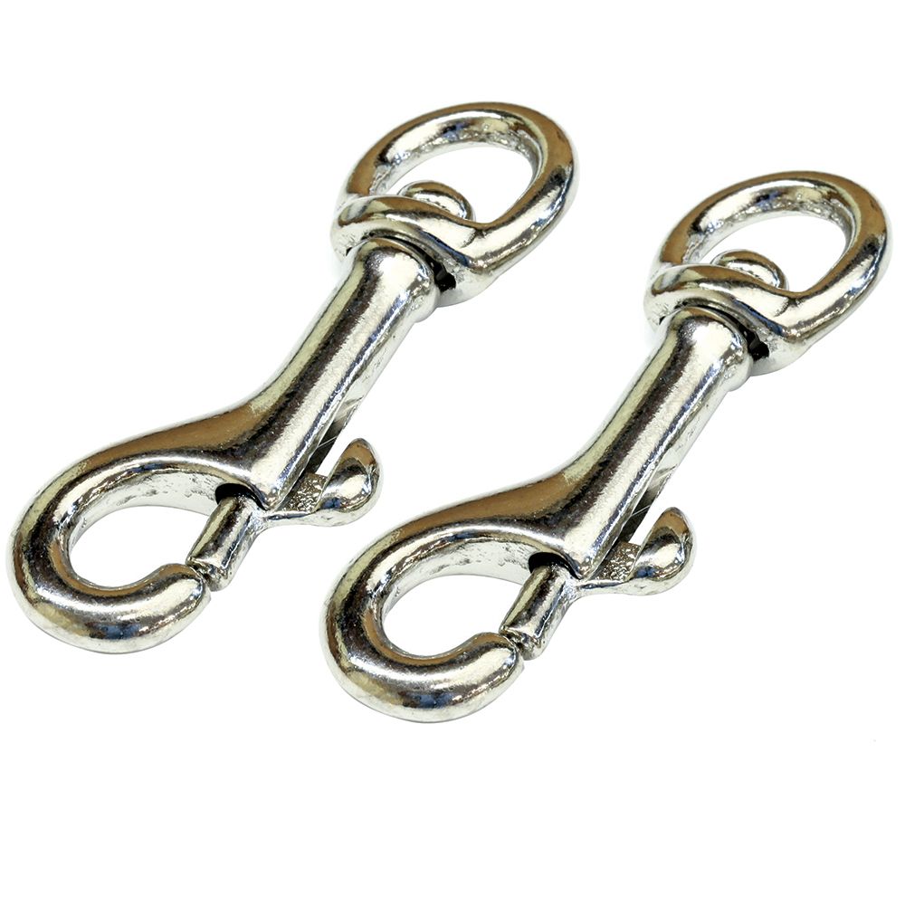 Image 1: Tigress Nickel Plated Brass Snaps - Pair