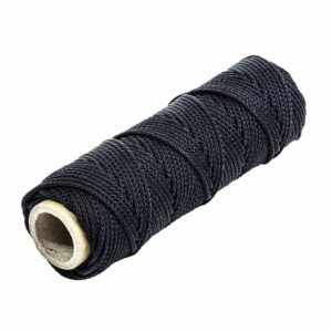 Image 1: Tigress 100' of 300lb Nylon Braid - Black