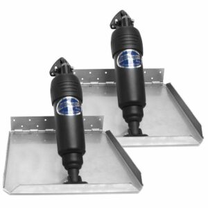 Image 1: Bennett BOLT 1212ED Electric - Edge Mount Limited Space Trim Tab Kit - 12V - 12" x 12"