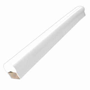 Image 1: Dock Edge Piling Post Bumper - One End Capped - 6' - White