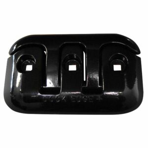 Image 1: Dock Edge Flip-Up Dock Cleat - 8" - Black