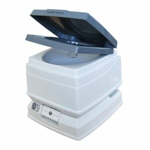 Image 1: Dock Edge Passport Potty 8L SpaceSaver Portable Toilet