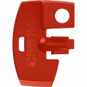 Image 1: Blue Sea 7903 Battery Switch Key Lock Replacement - Red