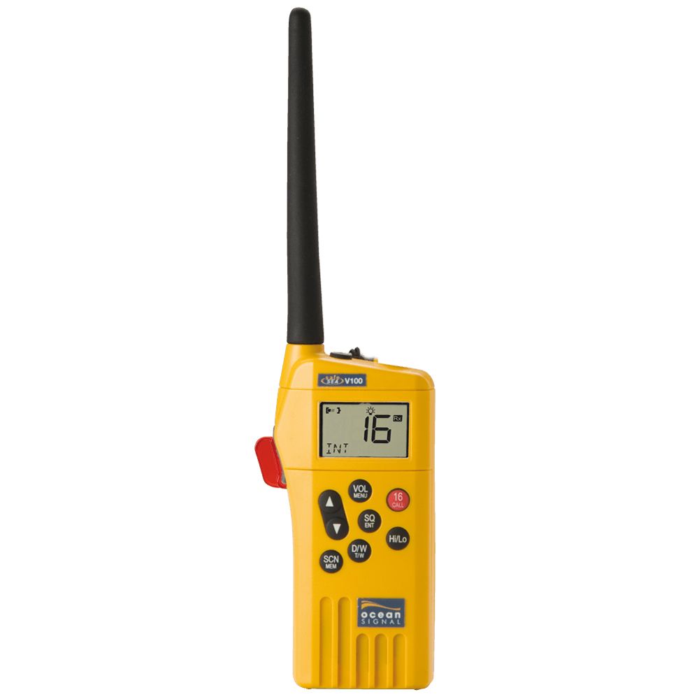 Image 1: Ocean Signal SafeSea V100 GMDSS VHF Radio - 21 Channels