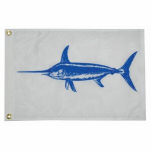 Image 1: Taylor Made 12" x 18" Swordfish Flag