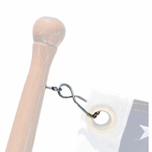 Image 1: Taylor Made Skipper Flag Clips w/SS Screw Eyes (4pk)