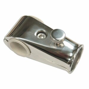 Image 1: Taylor Made SS Rail Mount 7/8" - 1" Rails - 1/2" Flag Staff